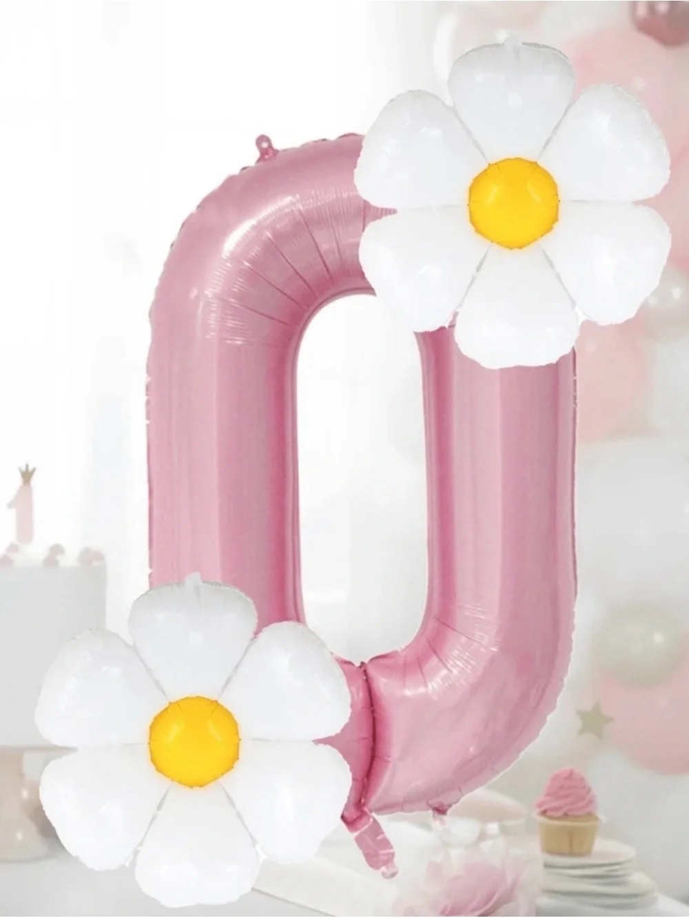 Pastel Balloon Garland Backdrop Party Decor, Number balloons Happy Birthday sign